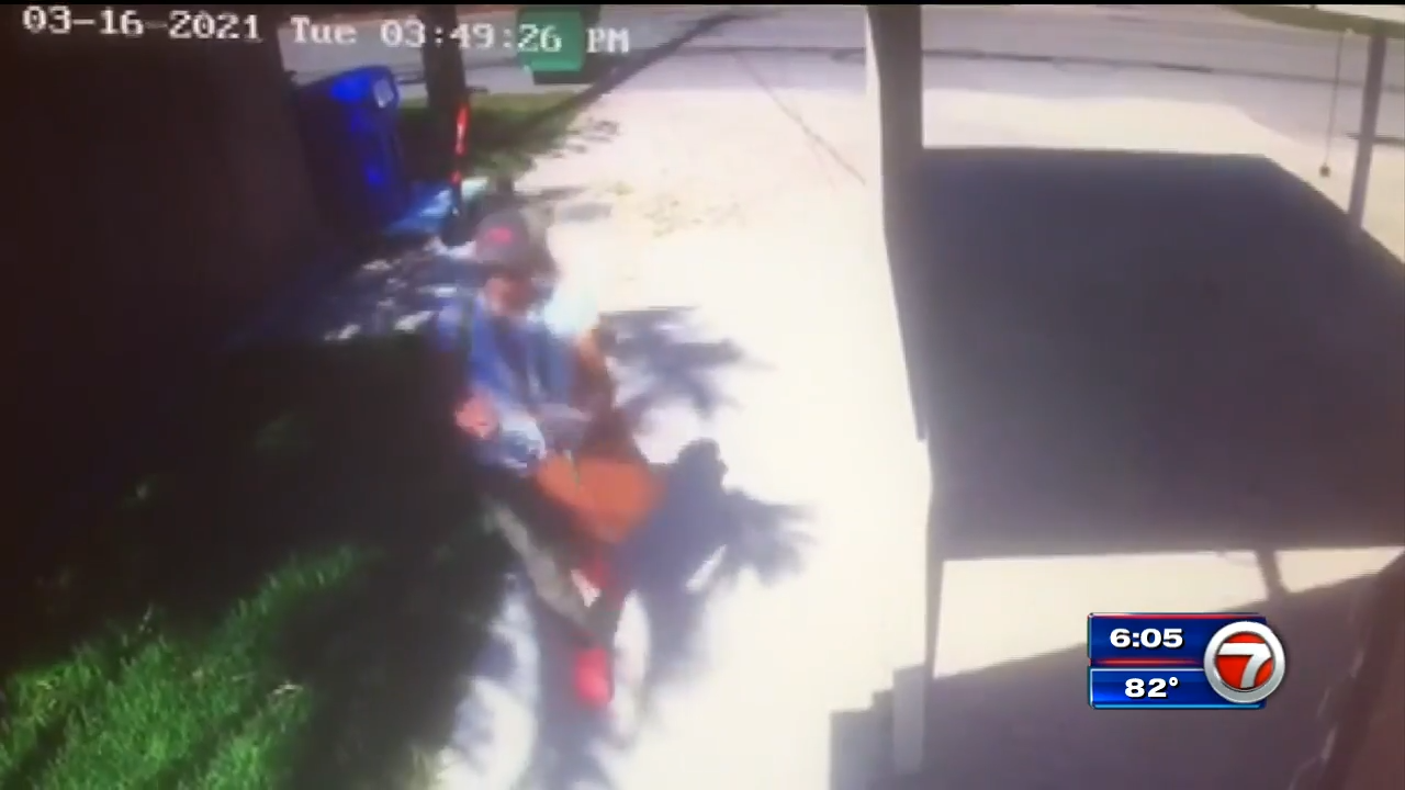 Thief captured on video stealing mail from Coconut Grove woman’s home ...