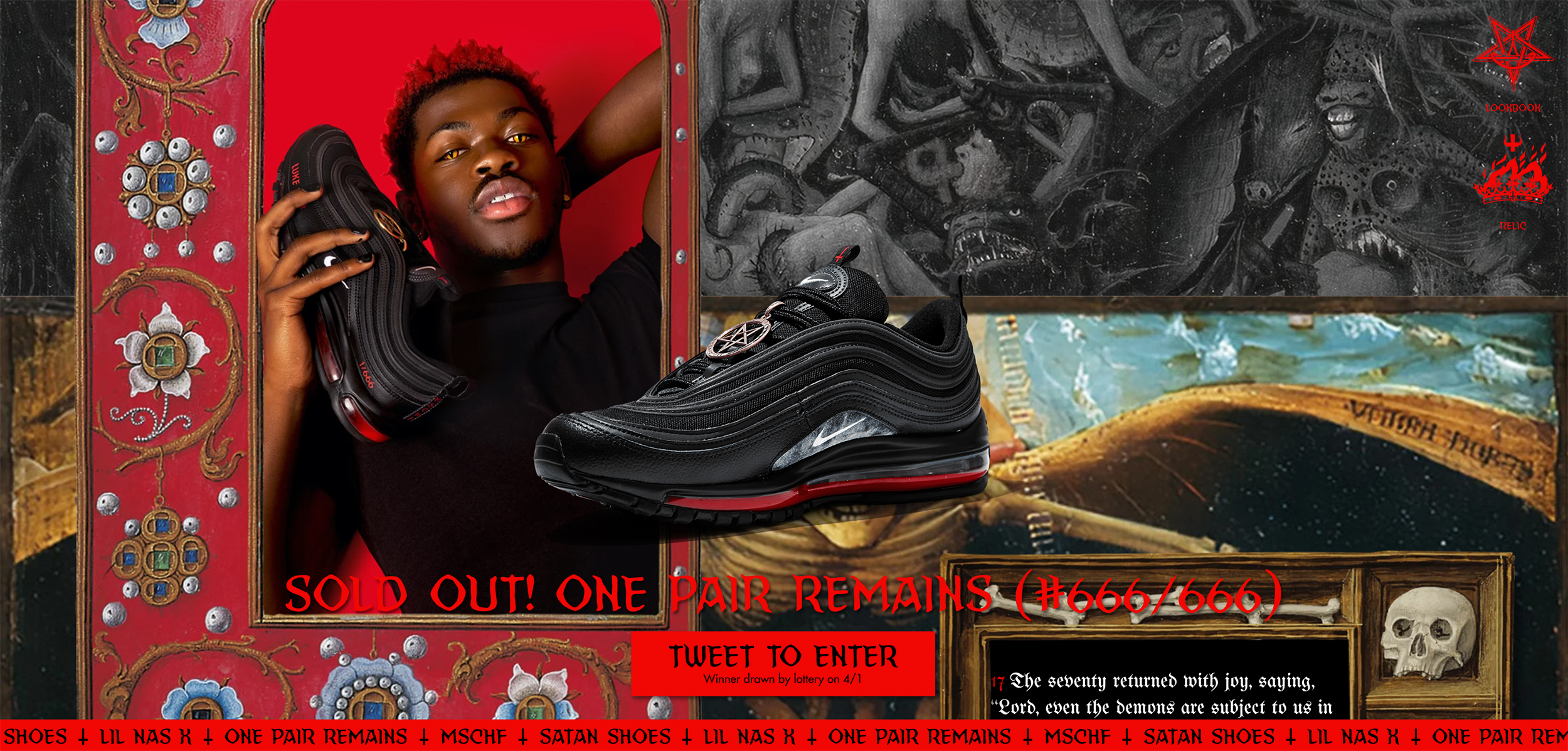 lil nas satan nike