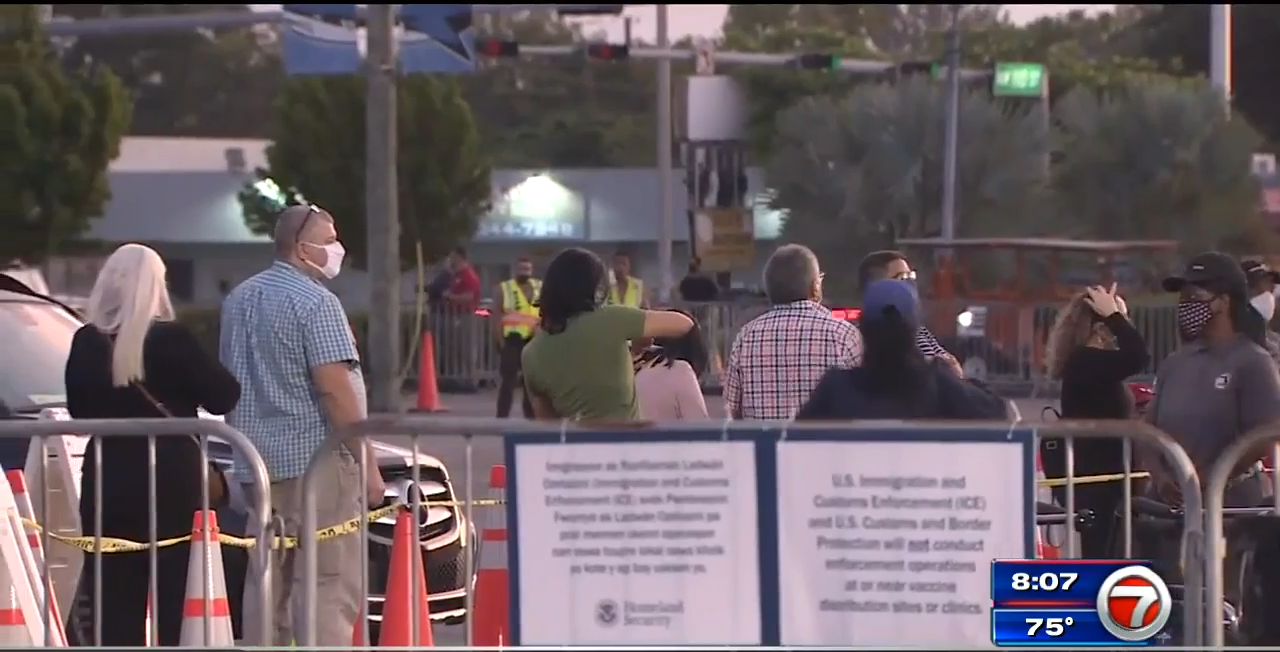 Vaccine access expanded to Florida residents 40 and older on Monday