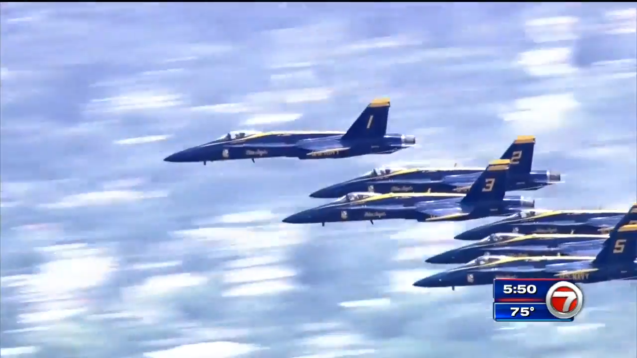 U.S. Navy Blue Angels return to headline Fort Lauderdale Air Show
