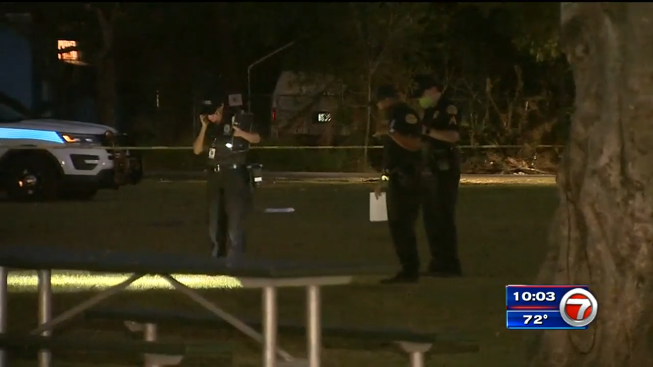 2 women driven to hospital after shots fired at Miami park - WSVN 7News ...