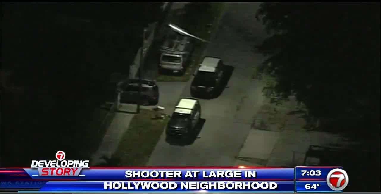 Search for gunman underway after shots fired in Hollywood neighborhood ...