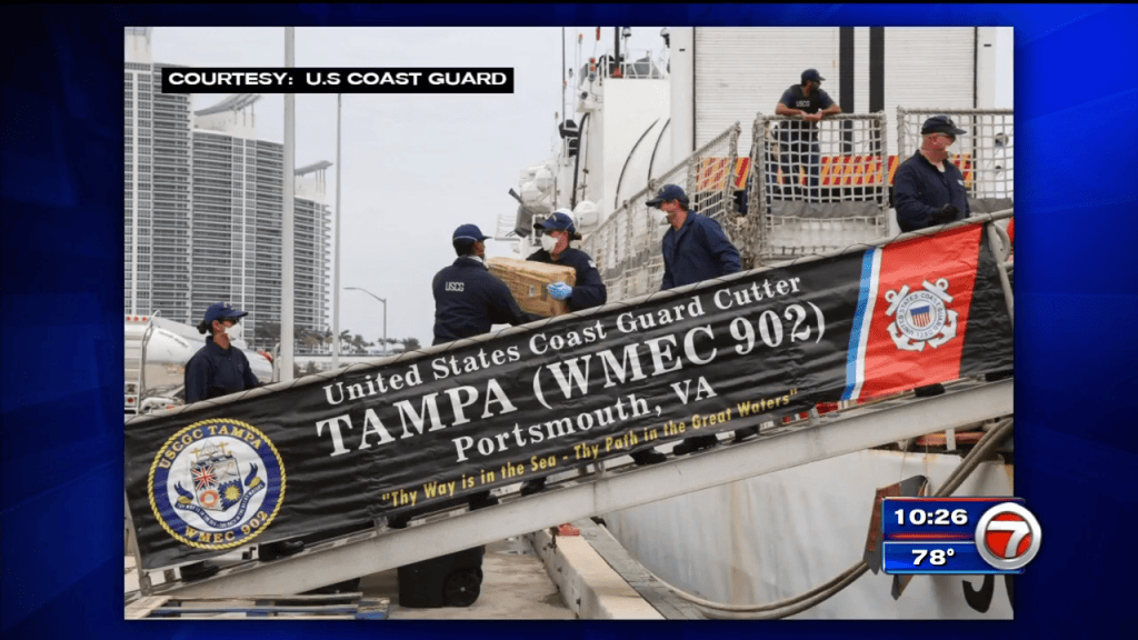 Us Coast Guard Seizes Cocaine _ Coast Guard offloads millions in drugs ...