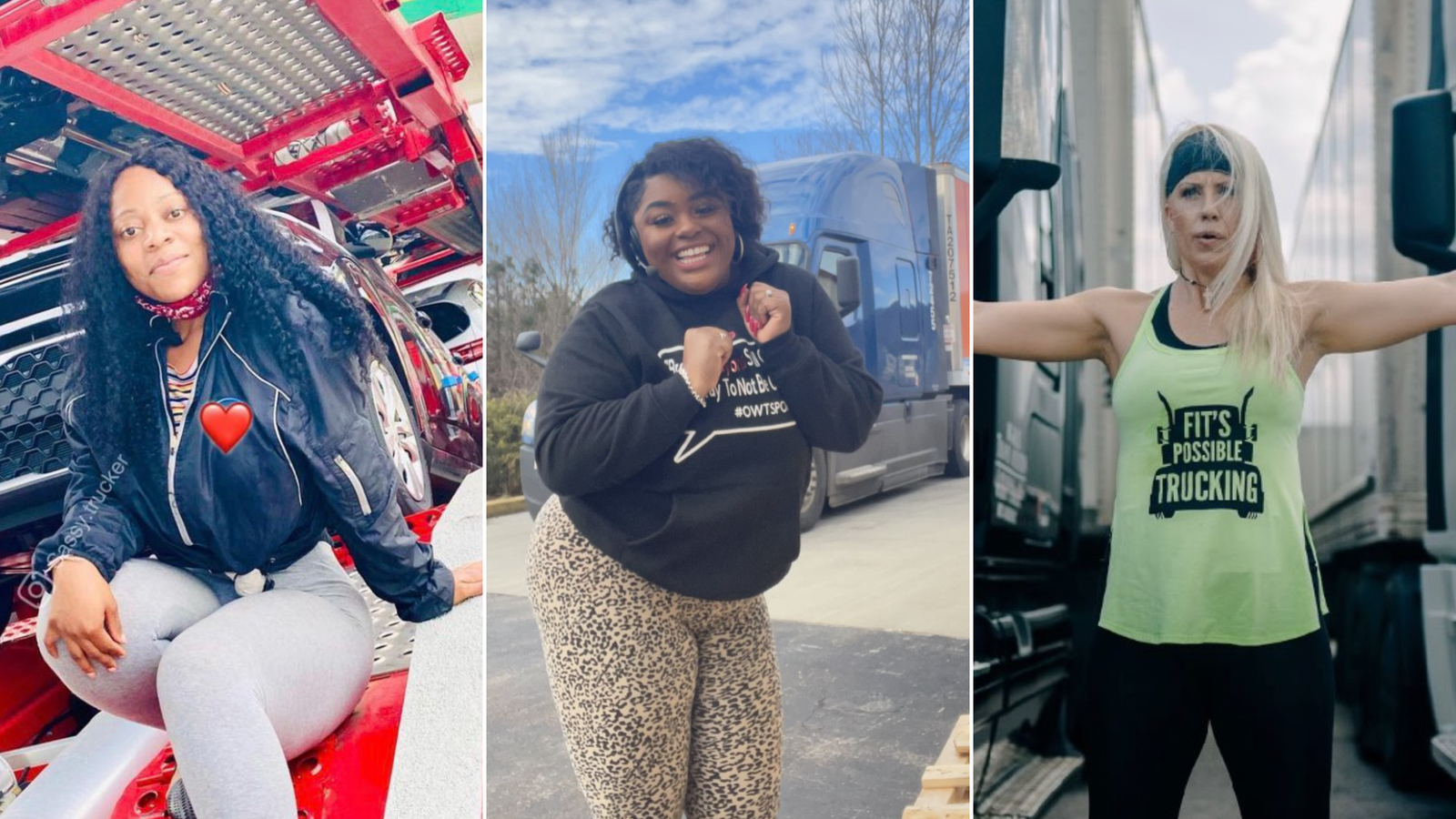 Female truckers have TikTok influencers, and they’re changing