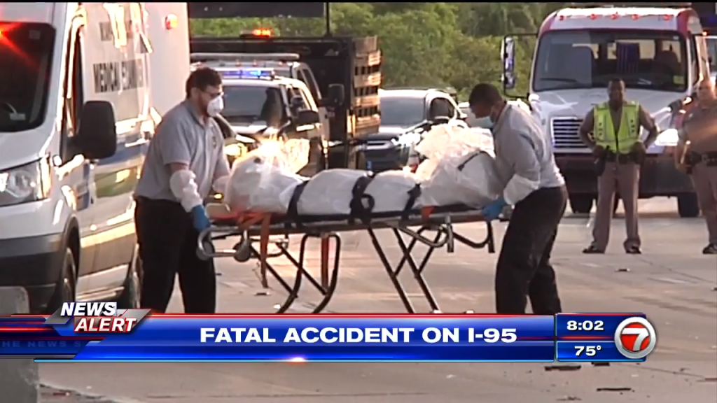 FHP Investigating Fatal Crash On SB I 95 In NW Miami Dade WSVN 7News i-95-accident-today-all-lanes-of-interstate-95-reopen-in-delaware