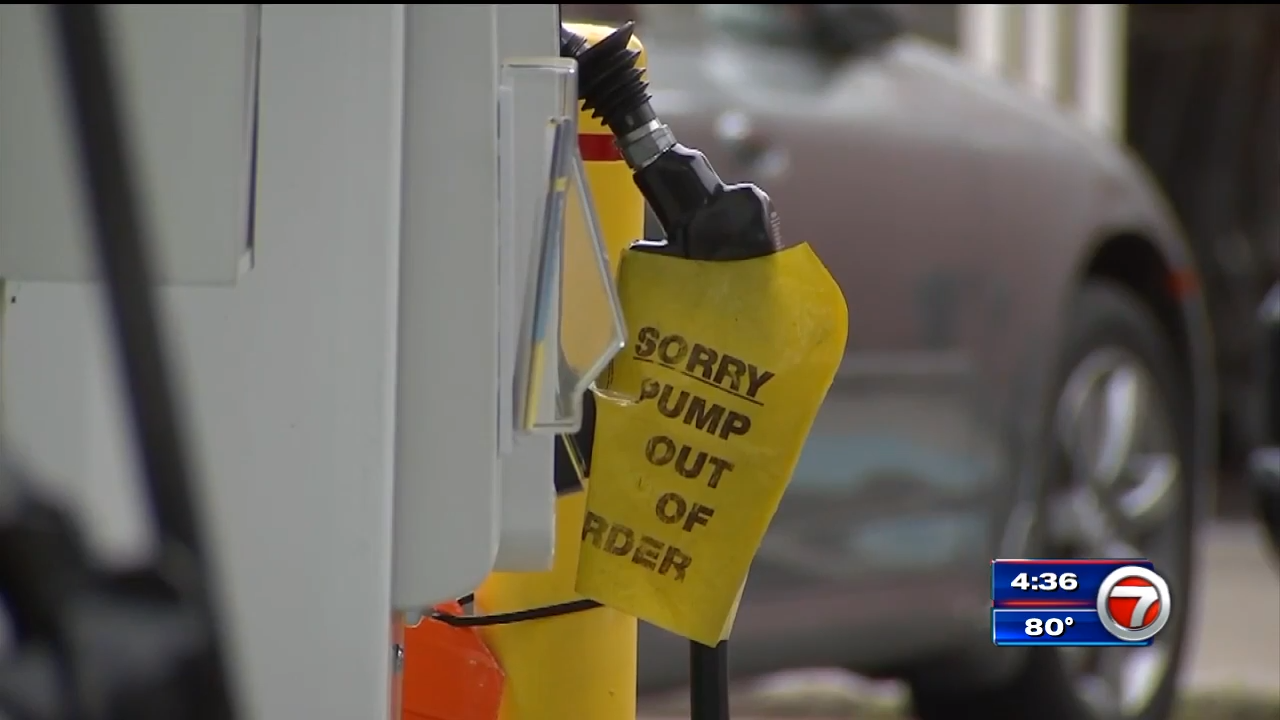 More than 80 of gas stations in DC are out of gas WSVN 7News Miami