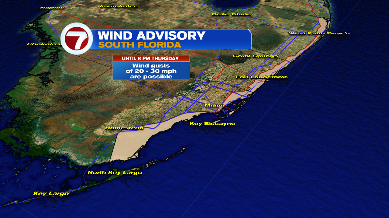 Stays Windy & Tropical Activity WSVN 7News Miami News, Weather
