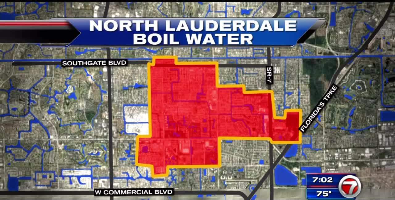 Boil water notice issued for North Lauderdale residents for at least 2