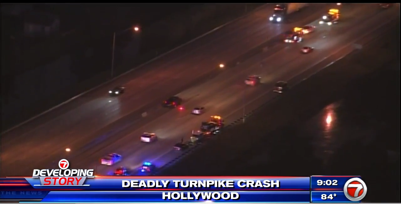 1 dead after tractor-trailer crash in Hollywood - WSVN 7News | Miami ...