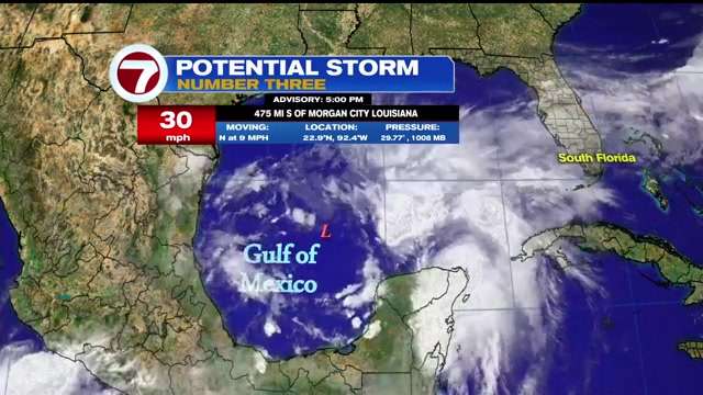 Tropical storm warning, flood threat for northern Gulf Coast - WSVN ...
