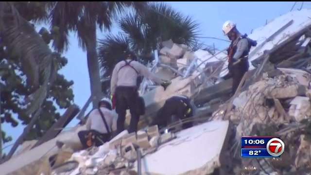 MDFR, Urban Search & Rescue crews sift through rubble to look for ...