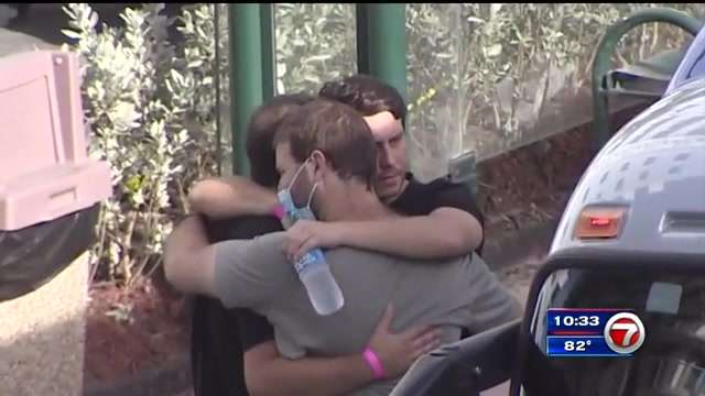 Families of the missing visit site of Surfside condo collapse - WSVN ...