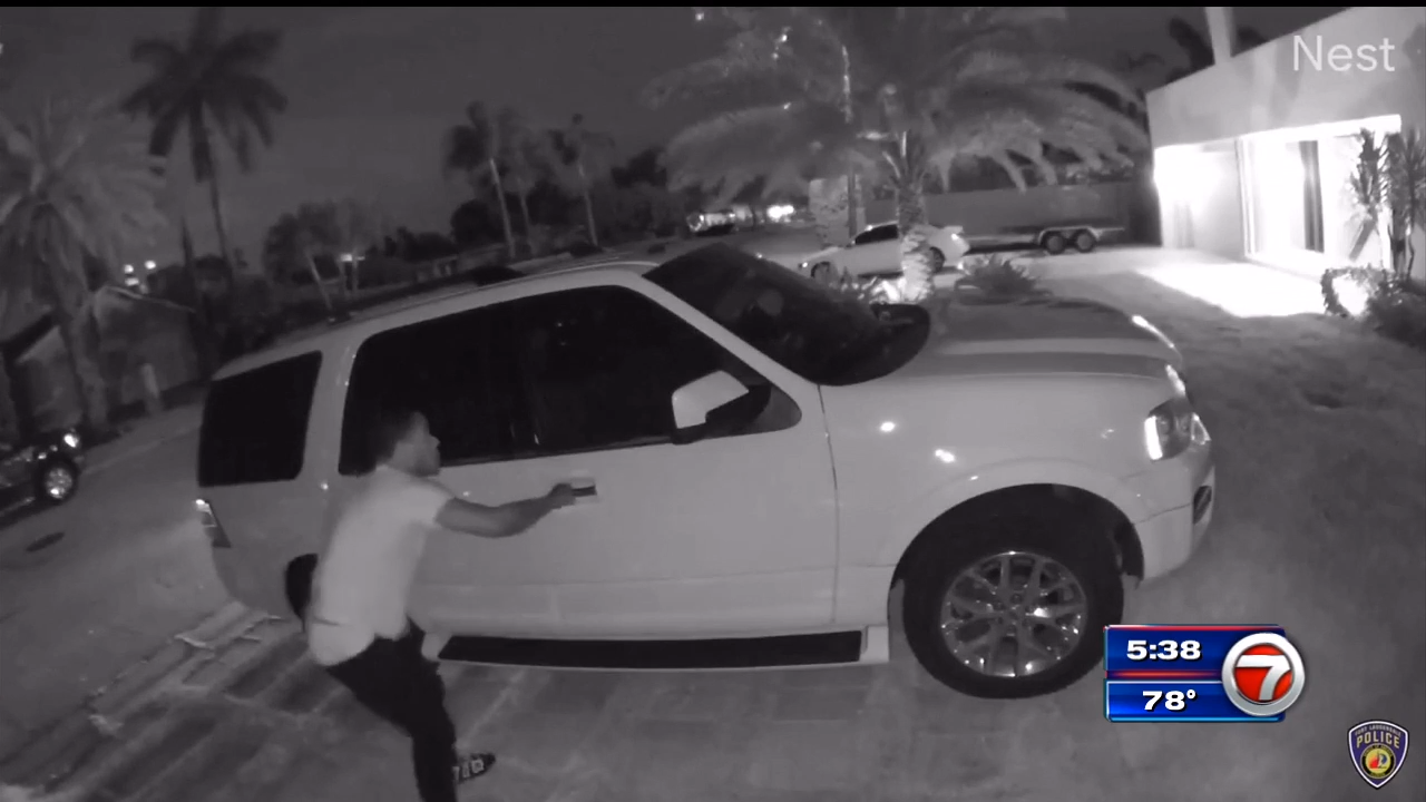 Fort Lauderdale Police search for man caught on camera trying to break