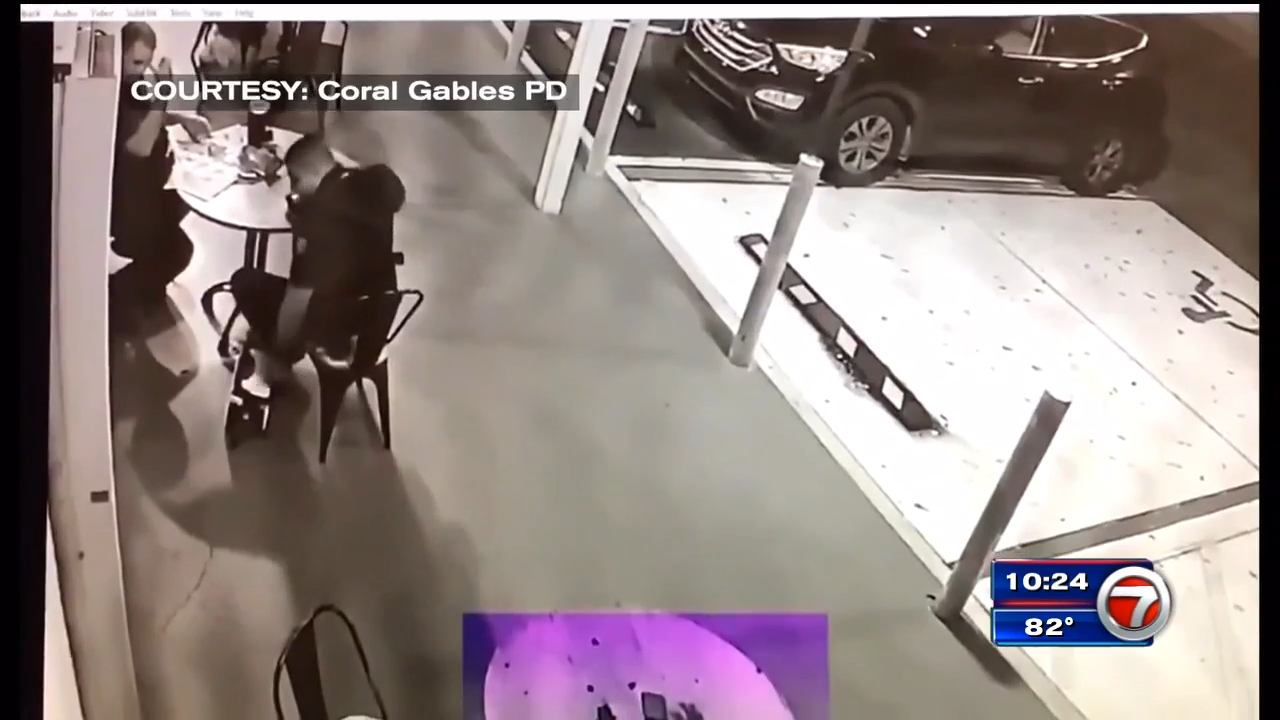 Man arrested, accused of pointing gun at 2 Coral Gables Police officers ...