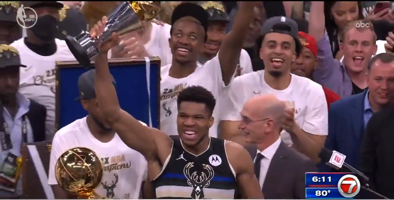 Bucks' 50-year wait ends with NBA title as MVP Giannis
