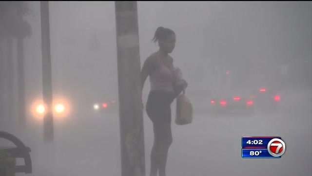 Downpours across South Florida cause flooding in Miami Beach, Fort ...