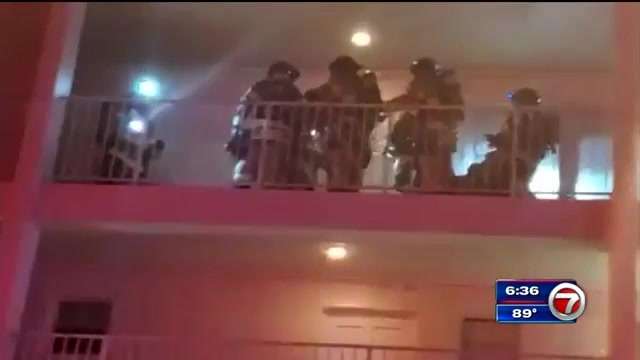 Woman hospitalized after Pompano Beach apartment catches fire - WSVN ...
