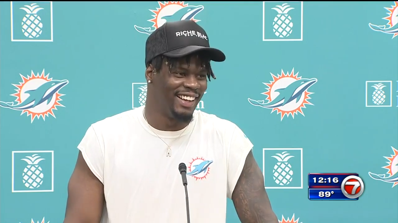 Dolphins put starting up LB Jerome Baker on IR with knee damage rule RG Rob Hunt out vs Titans – WSVN 7News | Miami News, Weather, Athletics | Fort Lauderdale
