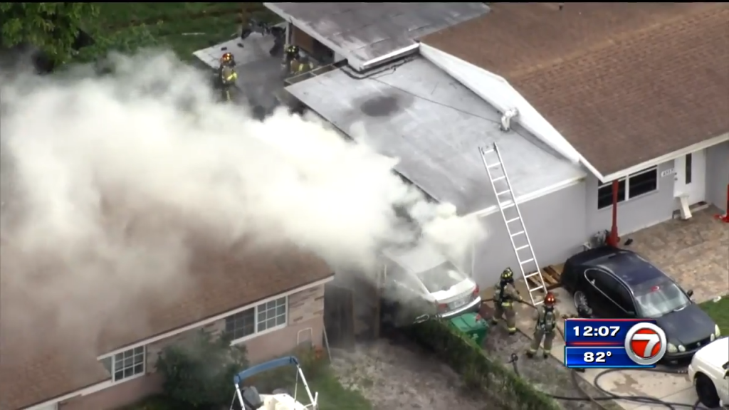 7 displaced after fire inside Miramar efficiency WSVN 7News Miami