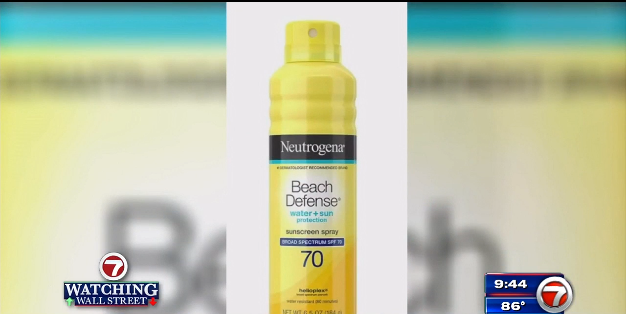 Johnson and Johnson recalls some Neutrogena and Aveeno sunscreens after it detects benzene in