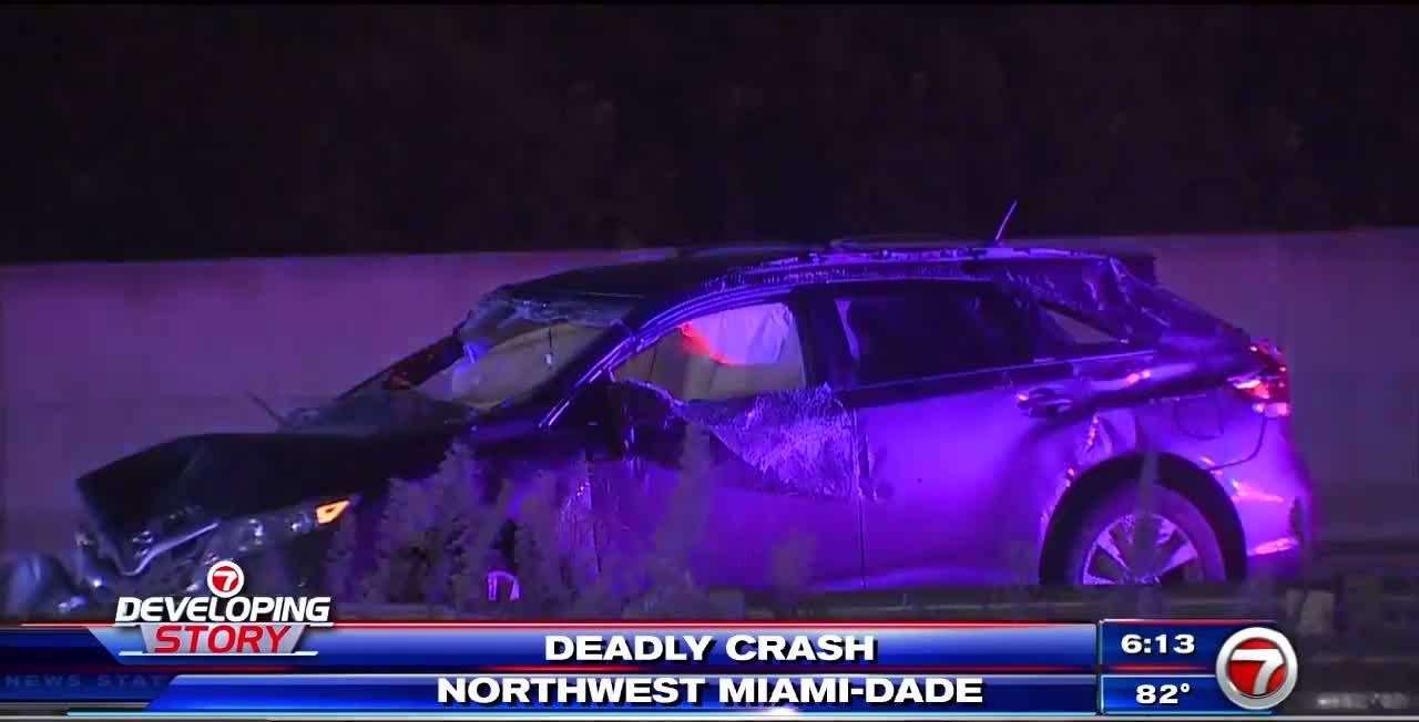 1 dead after crash in NW Miami-Dade - WSVN 7News | Miami News, Weather ...