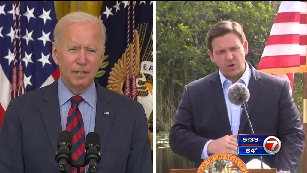 Biden lands at GNV airport, visits Live Oak