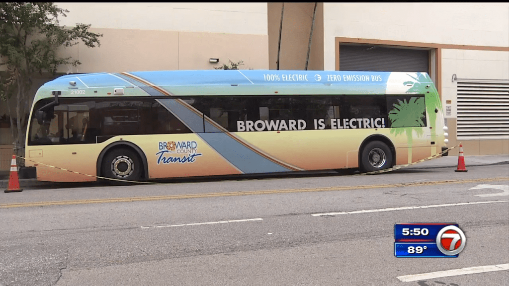 Broward County Transit upgrades to electric buses WSVN 7News Miami