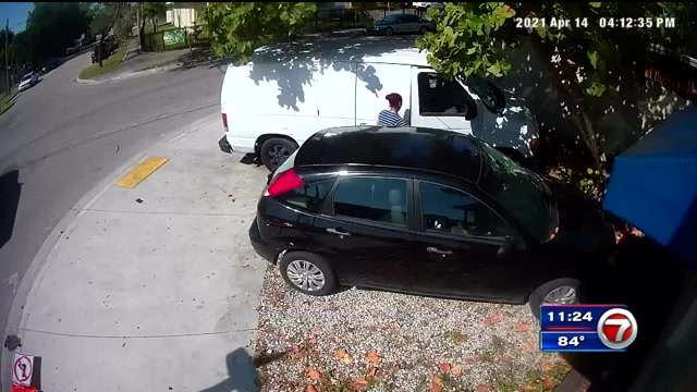 Police search for 2 in theft of van in Miami - WSVN 7News | Miami News ...