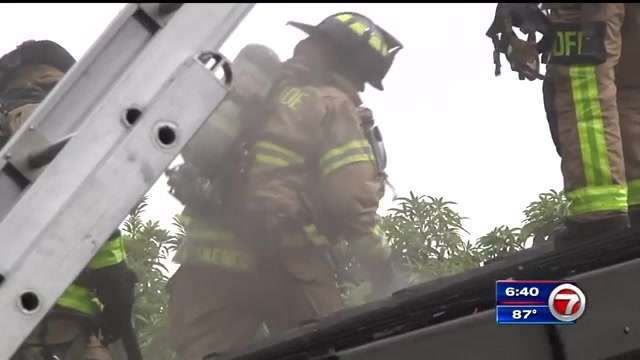 Fire sparks at SW Miami-Dade home; no injuries - WSVN 7News | Miami ...