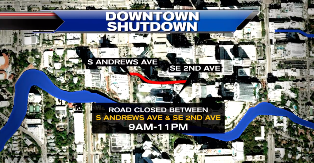 Las Olas Boulevard shut down ahead of 2021 MercedesBenz Corporate Run