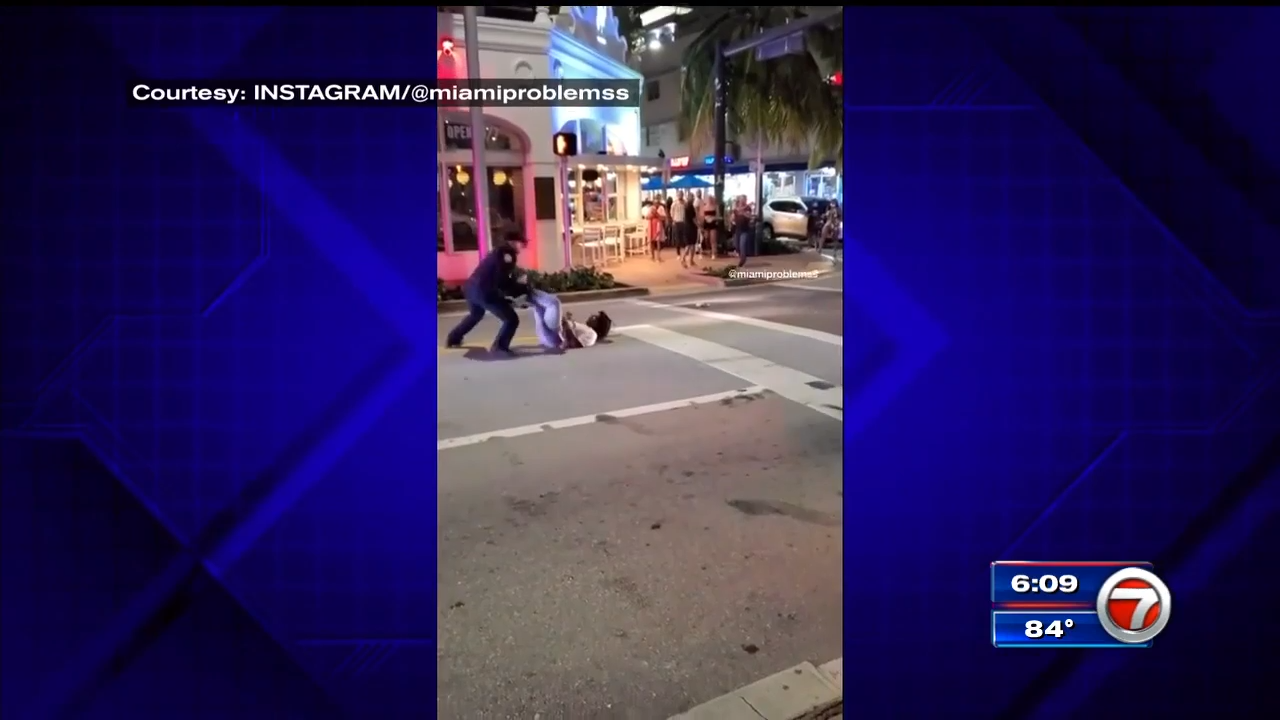 Police tackle, arrest woman accused of threatening family with knife in ...