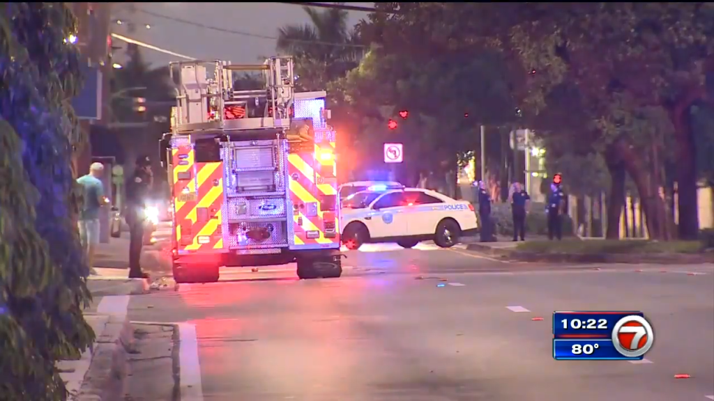 Truck hits propane tank, causes gas leak in Miami WSVN 7News Miami