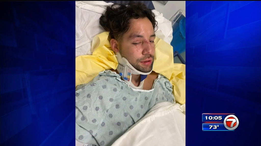 Hospitalized gay man says he was targeted