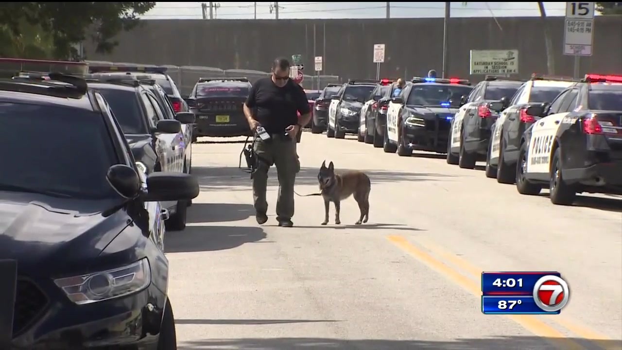 Two MiamiDade schools placed on lockdown following report of gun on