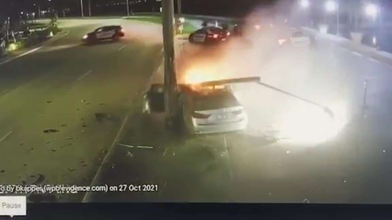 Violent crash caught on camera in West Palm Beach - WSVN 7News | Miami ...