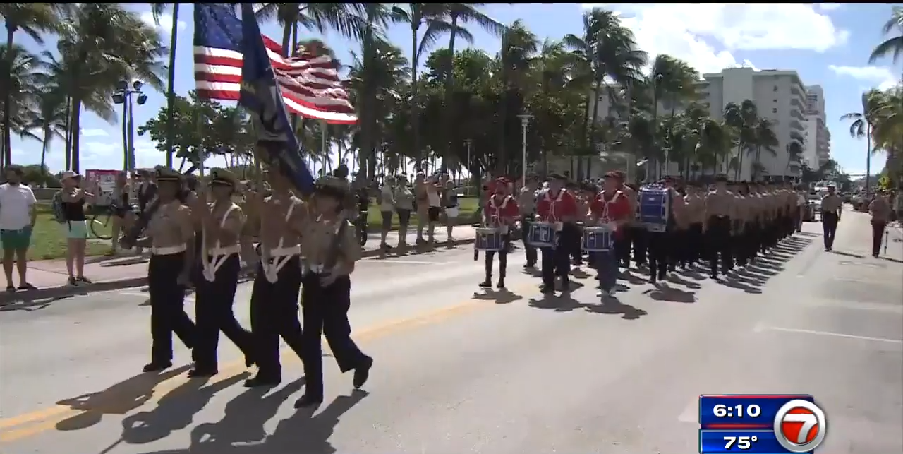 Miami Beach hosts 13th annual Veterans’ Parade WSVN 7News Miami