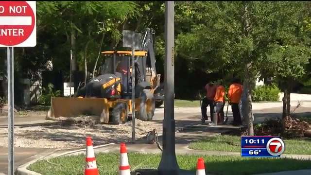 Crews repair water main break on Venetian Causeway in Miami - WSVN ...