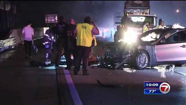 2 critical after crash on I-95 in NE Miami-Dade - WSVN 7News | Miami ...
