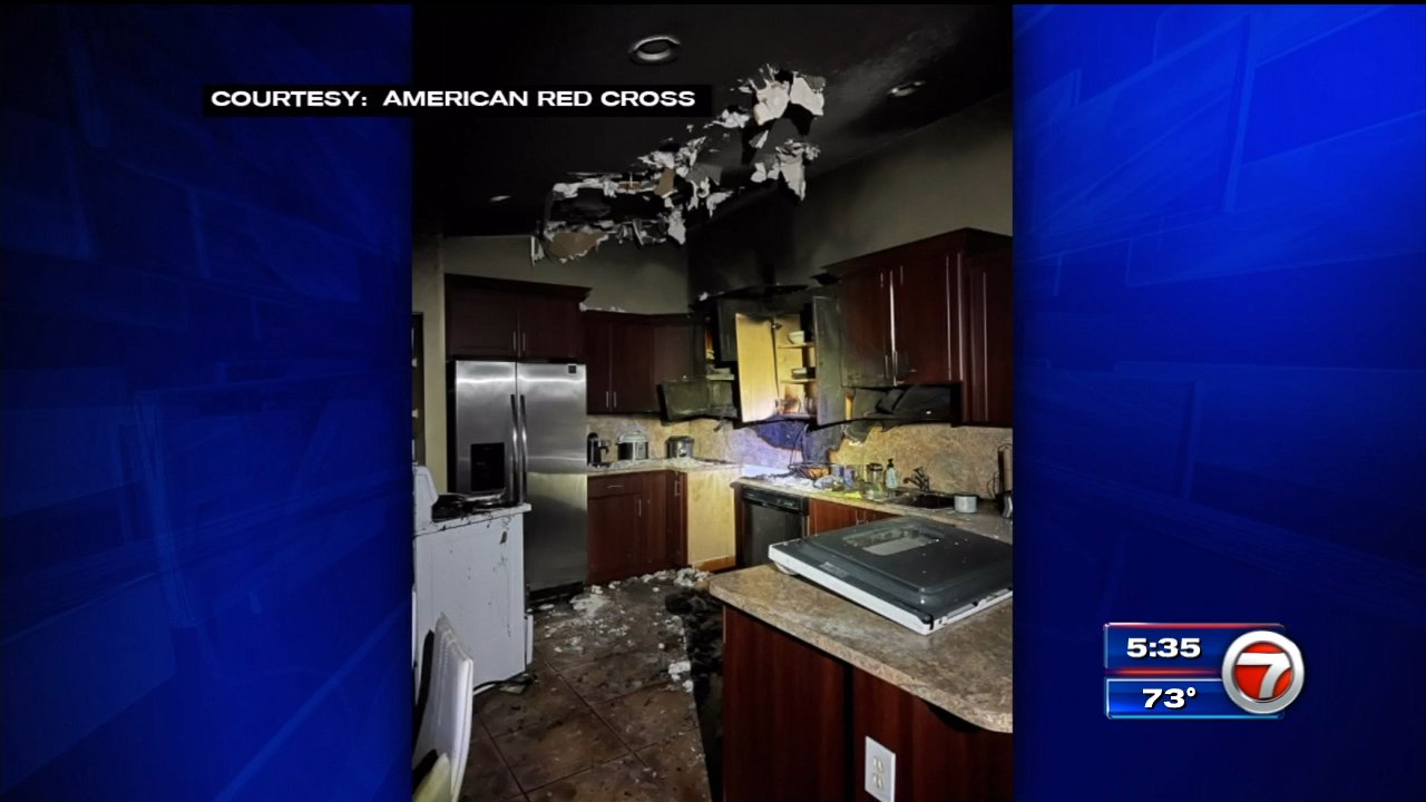 3 displaced after house fire in SW Miami-Dade - WSVN 7News | Miami News ...