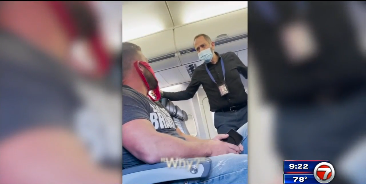 Man kicked off United Airlines flight at FLL for wearing women’s underwear as mask