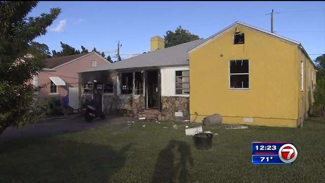 Man hospitalized after fire ignites at Miami house - WSVN 7News | Miami ...