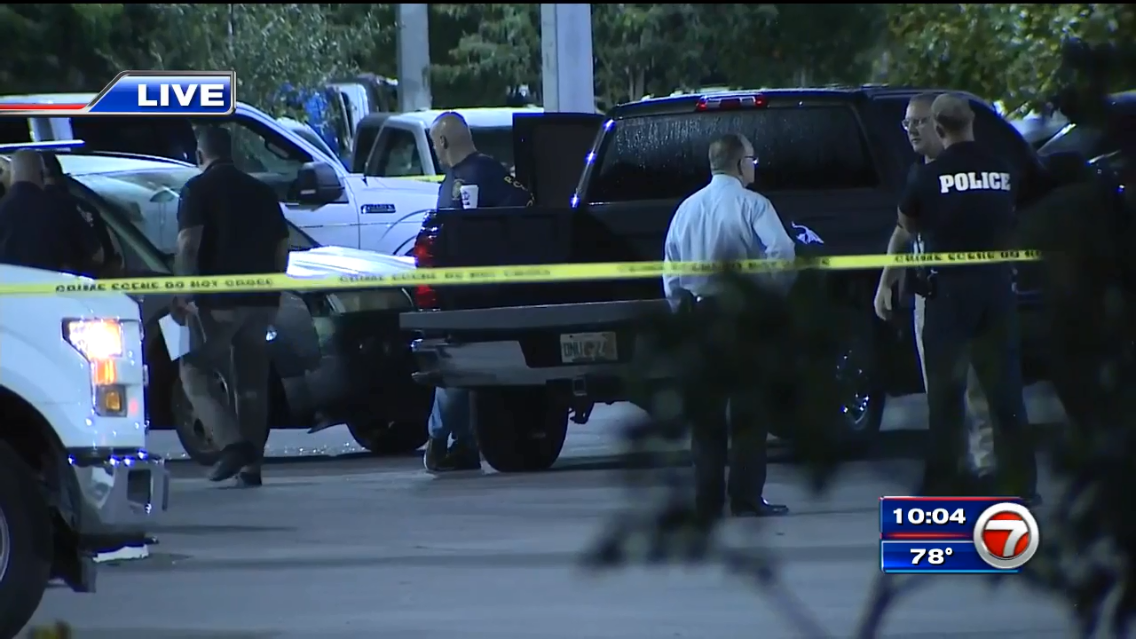 2 in custody and 1 in the hospital after police-involved shooting at Homestead car dealership