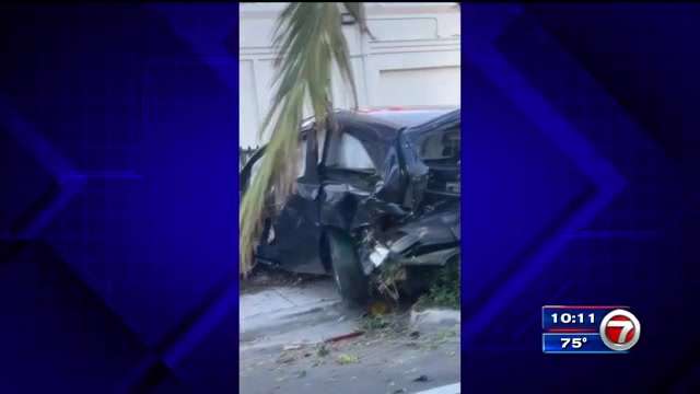 4 injured in rollover wreck in Miami; 2 ejected from car - WSVN 7News ...