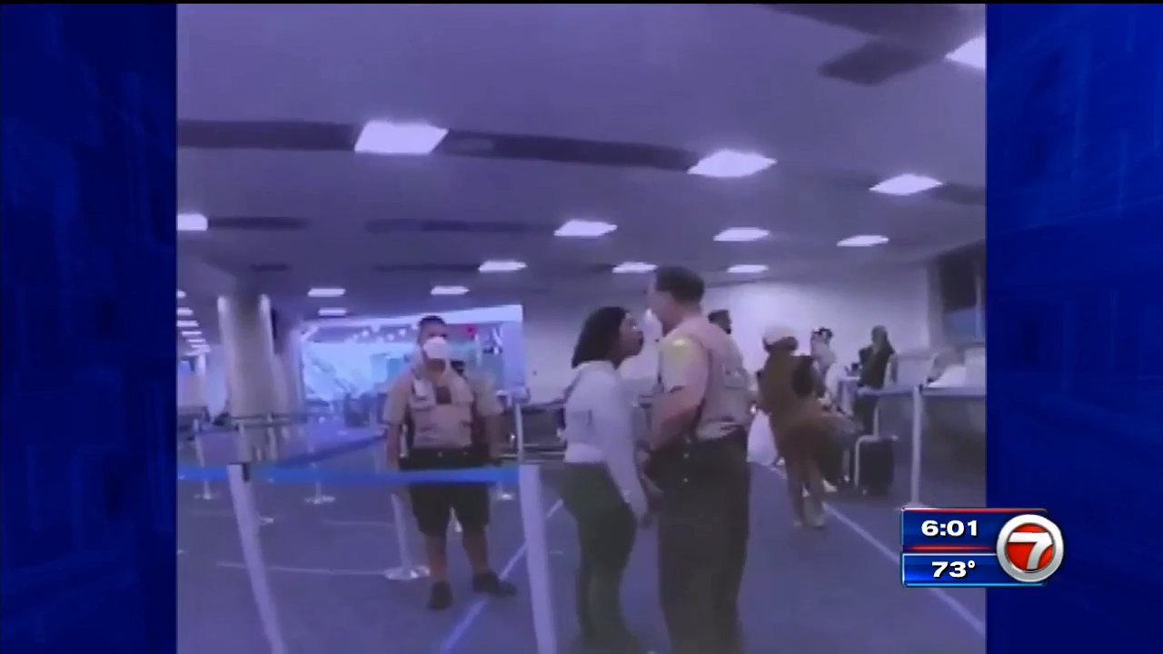 Miami Dade Police Officer Seen Slapping Woman At Mia In 2020 