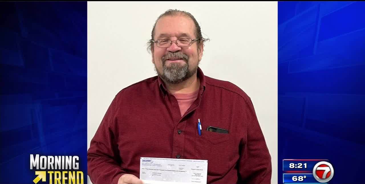 Man who had openheart surgery wins a 1 million lottery prize after