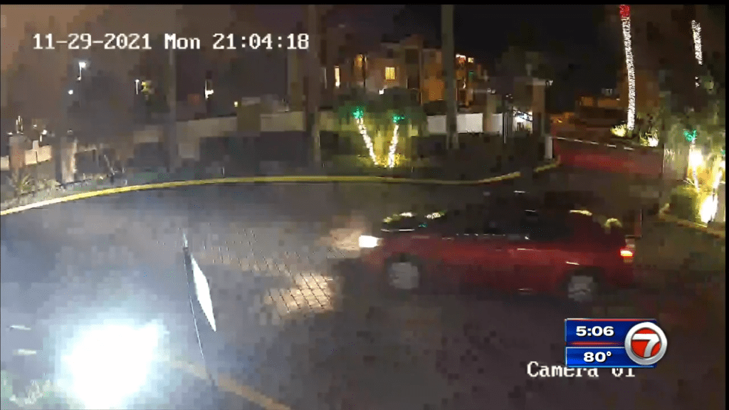 Surveillance video captures clue in Miramar double shooting WSVN