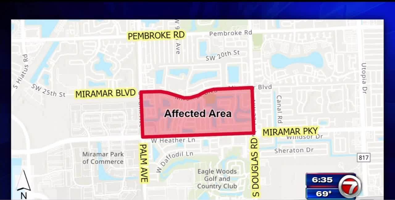 Boil water notice issued for Turtle Bay community in Miramar due to pierced water main