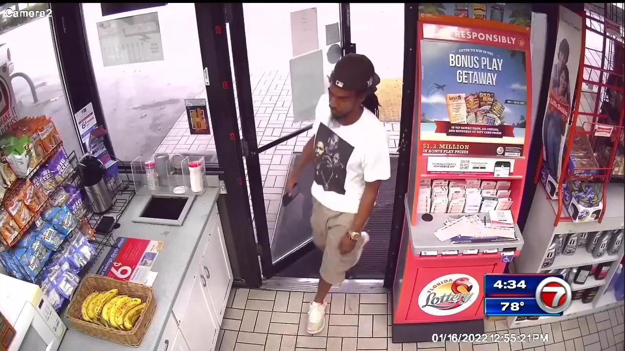 Police search for North Lauderdale gas station bandit - WSVN 7News ...
