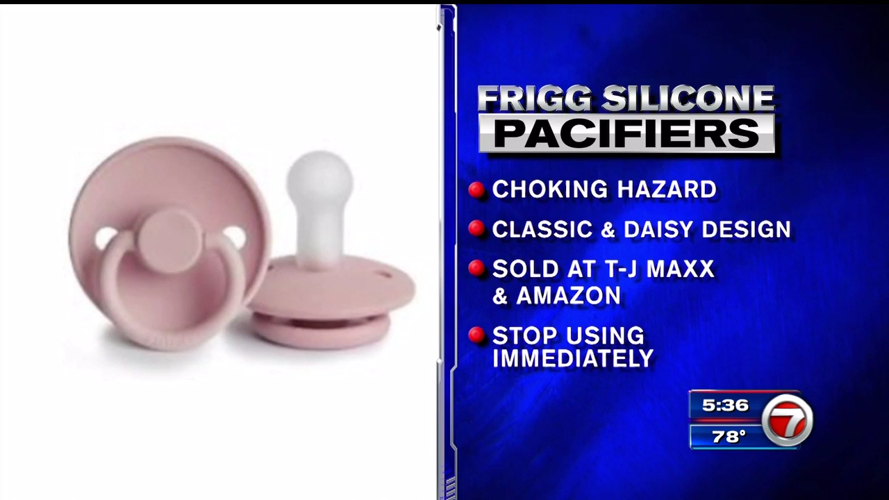 More than 333,000 pacifiers recalled due to choking hazard WSVN 7News