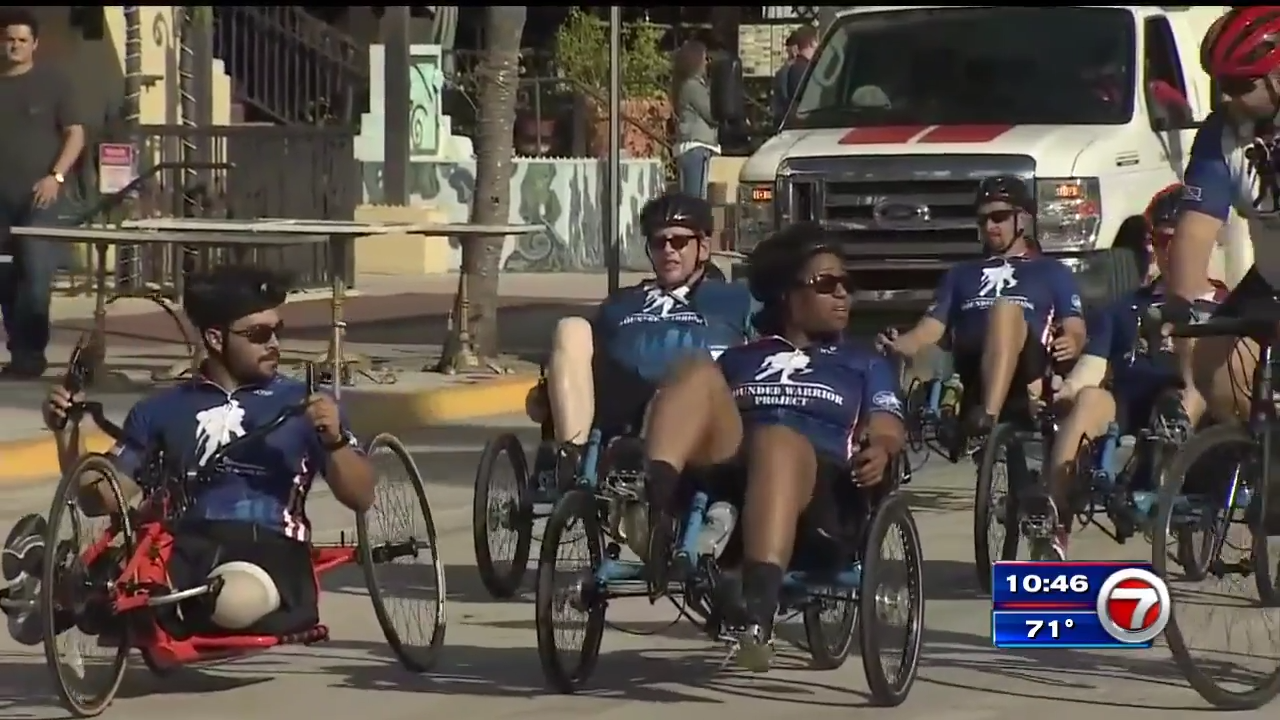 Over 40 veterans take part in Wounded Warrior Project Soldier Ride ...